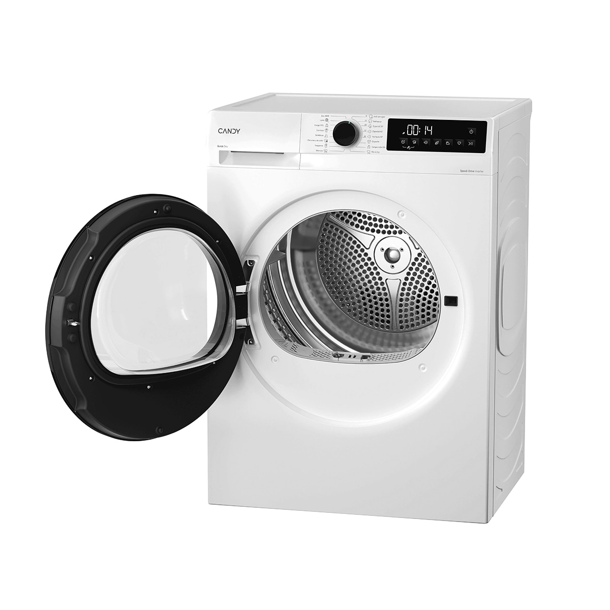 Secadora Candy 9kg Condensación con Bomba de Calor Prodry 300 - GD 9N2B-37 - Negro Negro-3
