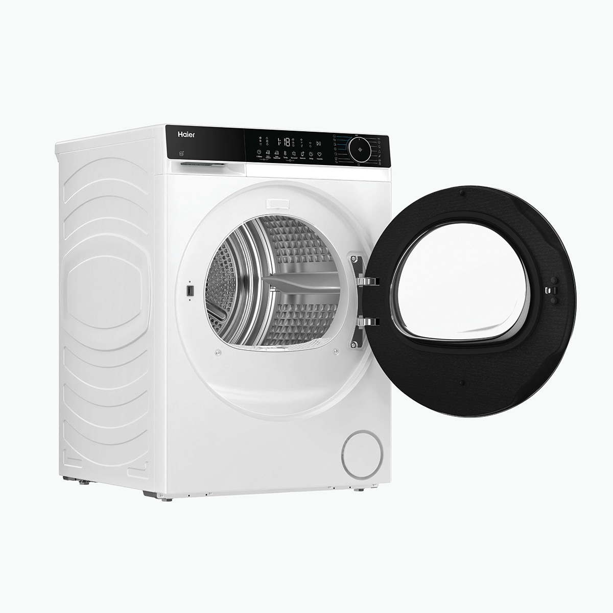 Secadora Haier 8 kg Condensación, Bomba de calor y fondo reducido X 5 - HD80-D357TU1-S Negro-4