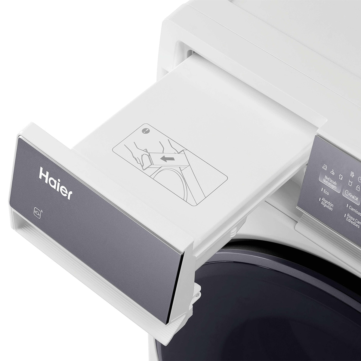 Secadora Haier 9kg Condensación, Bomba de calor X 7 - HD90-C367ANU1-IB - Negro Negro-6