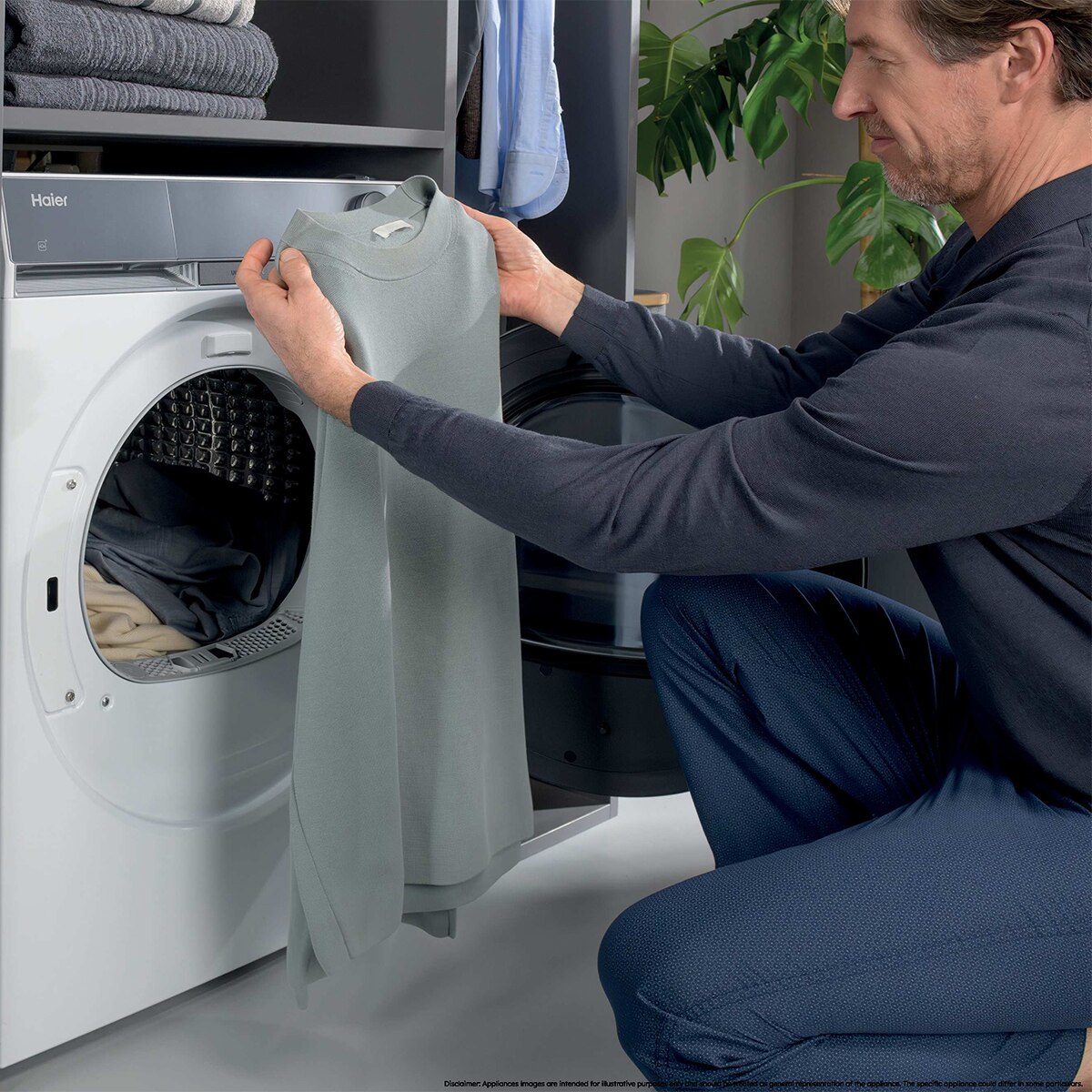 Secadora Haier 10kg Condensación, Bomba de calor X 9 - HD100-CQ387U1-S - Negro Negro-8