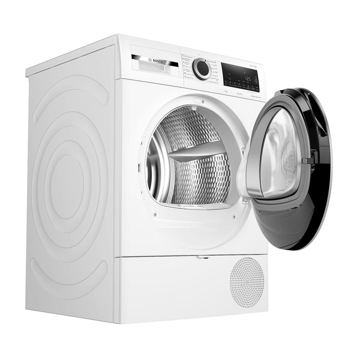 Secadora con bomba de calor, Bosch, Serie 4, 8 Kg, Auto Dry, WQA23300ES - Blanco Blanco-4