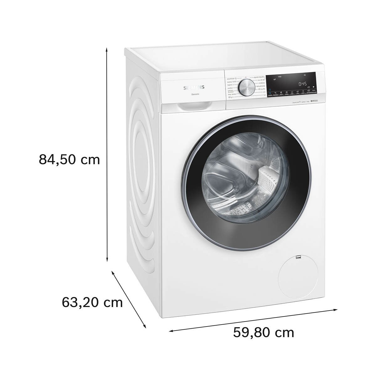 Recondicionado - Grade B - Máquina de Lavar Roupa Siemens iQ500 WG54G2Z0ES Carga Frontal de 10 kg e 1400 rpm - Branco Branco-2