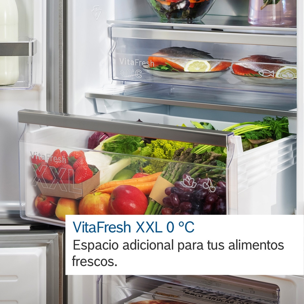 Recondicionado - Grade B - Frigorífico Combinado Bosch Serie 4 KGN392LAF No Frost de 203 cm - Look Inox Aço Inoxidável Anti-Impressões Digitais-5