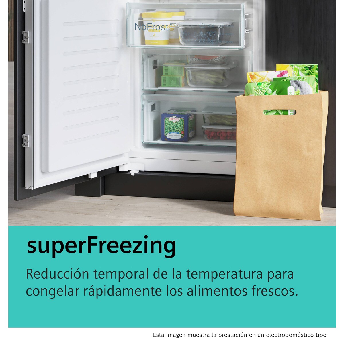 Recondicionado - Grade B - Arca Congeladora Vertical Siemens GS36NAIEP No Frost e FreshSens de 186 cm - Inox Easyclean Aço inoxidável-8