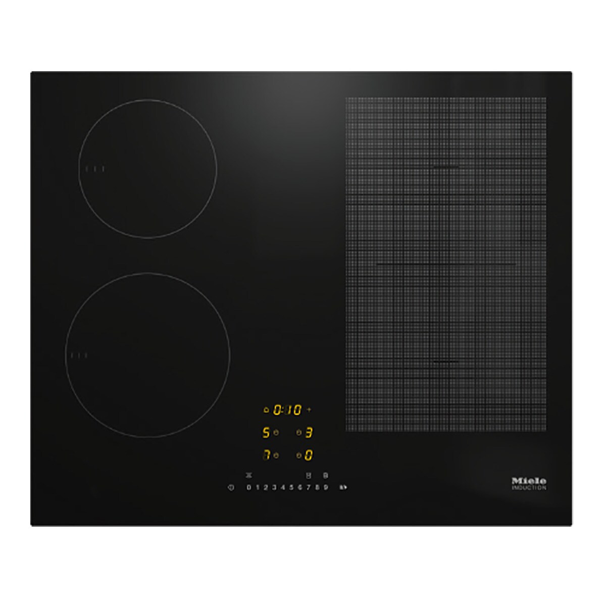 Imagem 0 de Recondicionado - Grade A - Placa de Indução Miele PowerFlex KM 7464 FL com 4 Zonas e de 62 cm - Preto
