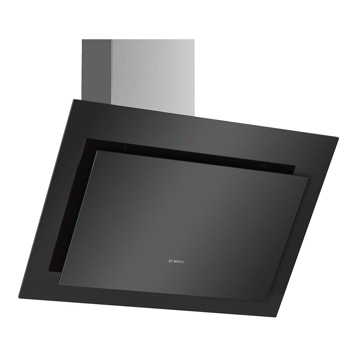 Imagem 0 de Recondicionado - Grade A - Exaustor de Parede Bosch Série 4 Inclinado DWK87CM60 com 4 Velocidades e de 80 cm - Vidro Preto