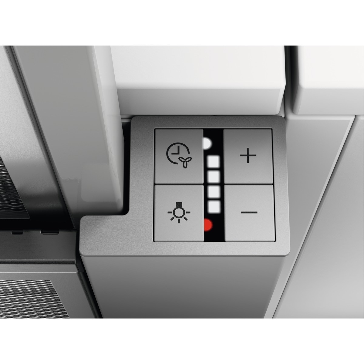 Recondicionado - Grade A - Exaustor Telescópico Encastrável AEG 6000 ExtractionTech DPE5660M de 4 Velocidades e 60 cm - Inox Andidedadas Cinzento-5