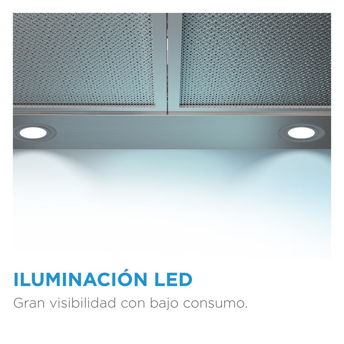 Recondicionado - Grade A - Exaustor Telescópico Encastrável Midea MH60T2250X-ES de 3 Velocidades e de 59,5 cm - Inox Aço inoxidável-4