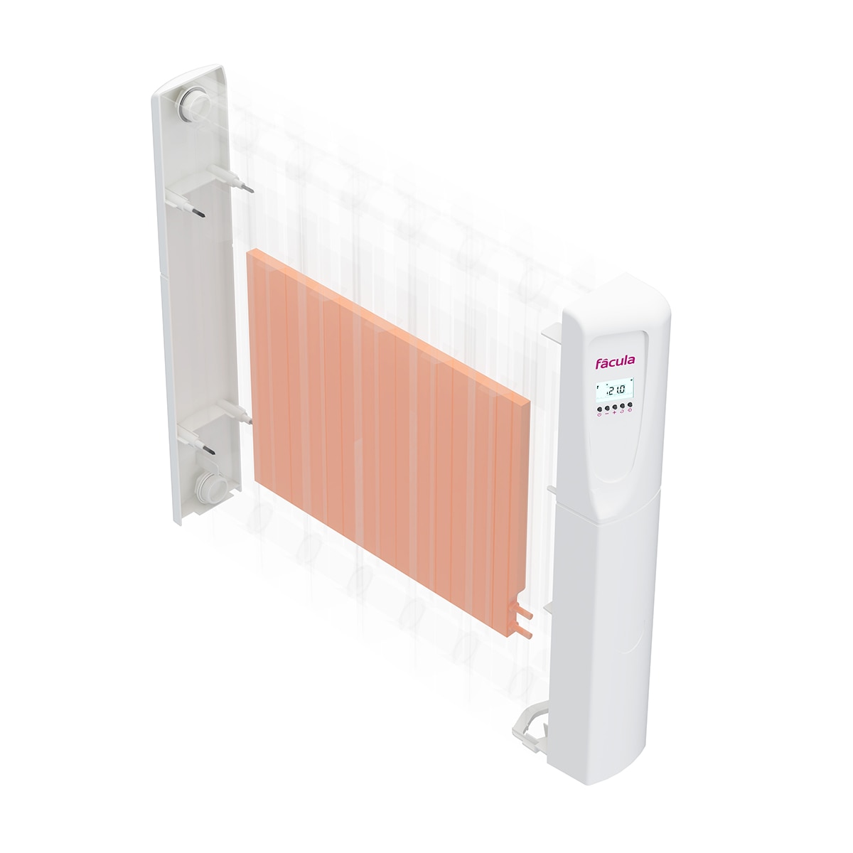 Emisor Cerámico Fácula serie Volcano N 1500 w - C1500N Blanco-4