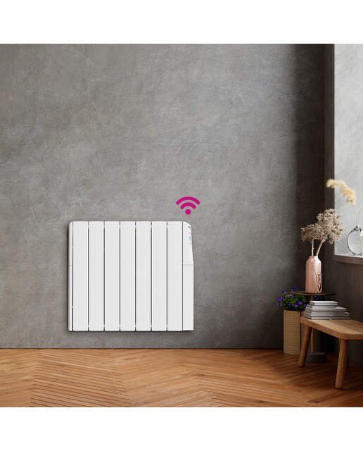 Imagen 4 de Emisor térmico fluido Fácula ZW1200 Wireless con 7 elementos - Blanco 1250 W Blanco