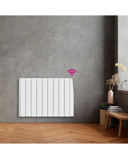 Emisor térmico fluido Fácula ZW1500 Wireless con 9 elementos - Blanco 1500 W Blanco-4