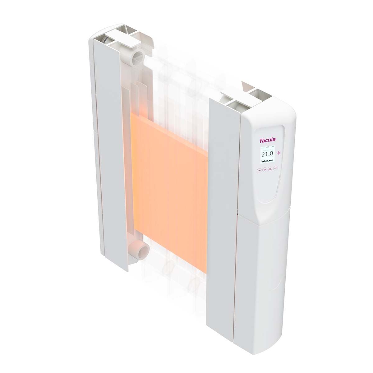 Emisor térmico cerámico Fácula Serie Volcano N 1000W, WiFi, -C1000NWI - Blanco Blanco-3