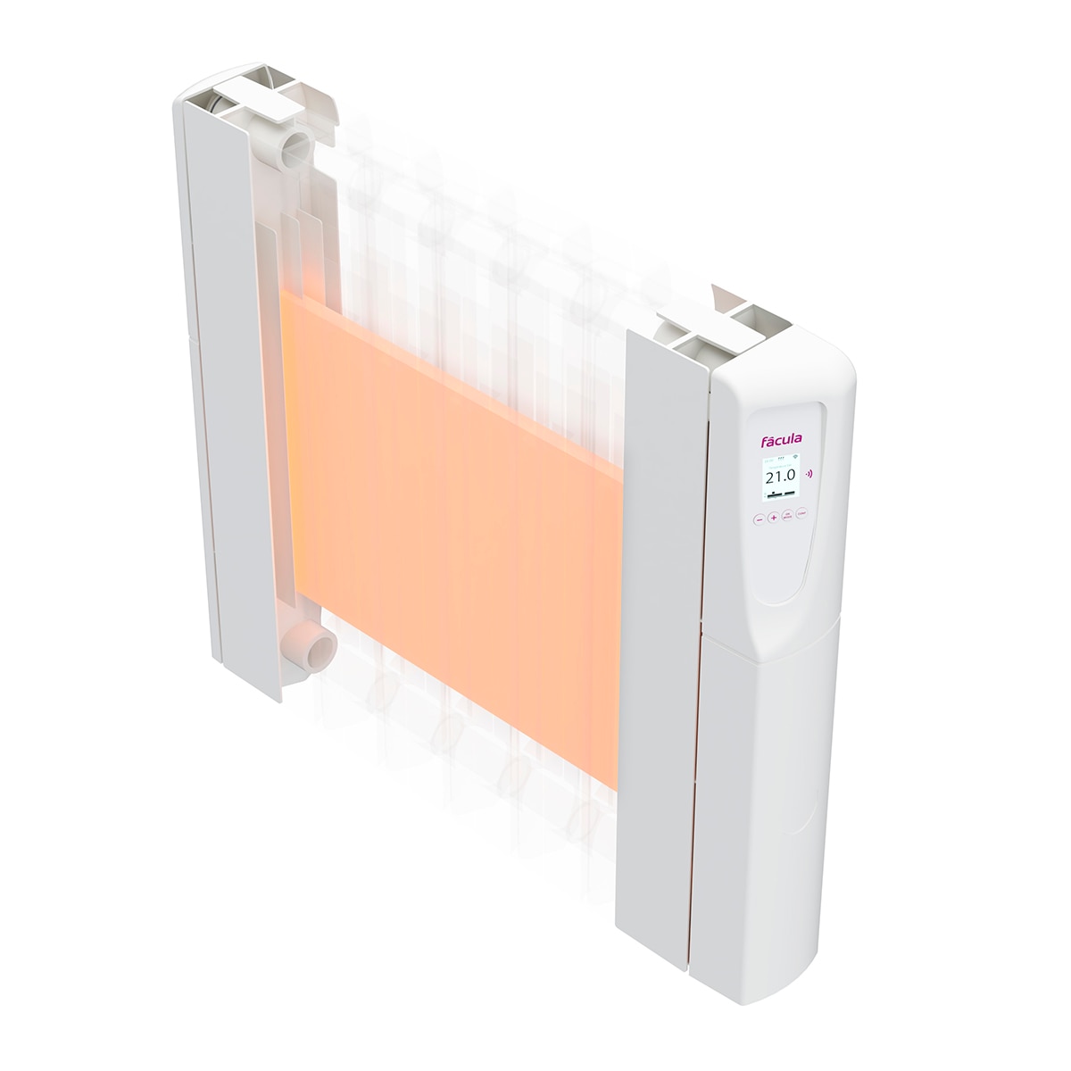 Emisor térmico cerámico Fácula Serie Volcano N 1500W, WiFi, - C1500NWI - Blanco Blanco-3