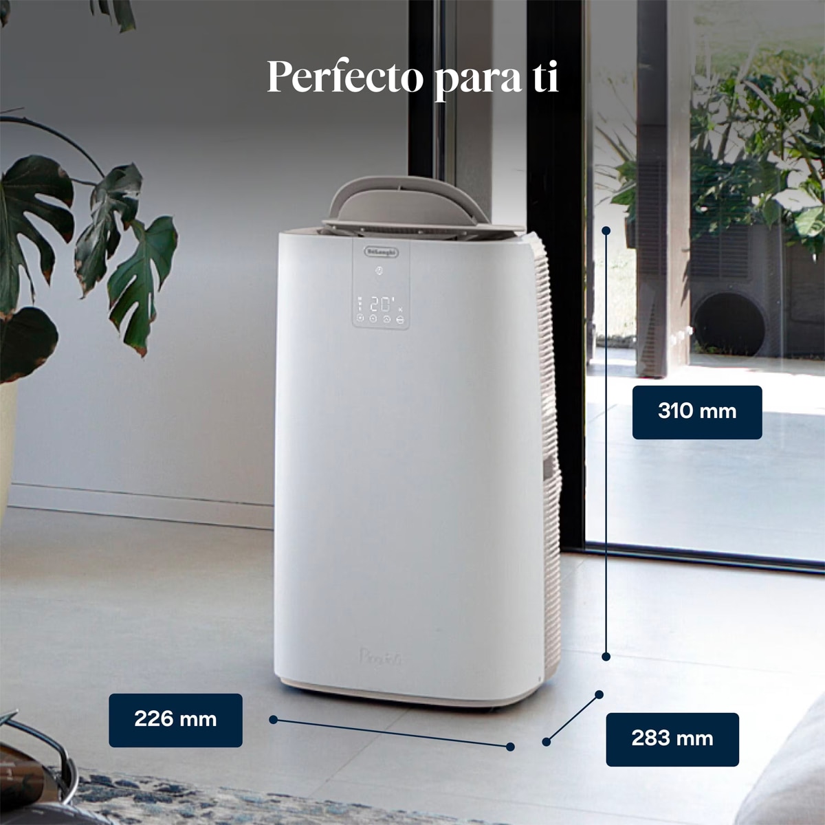 Aire acondicionado portátil Pingüino De'Longhi PAC AP98 GentleJet 2.875 frig/h Blanco-2