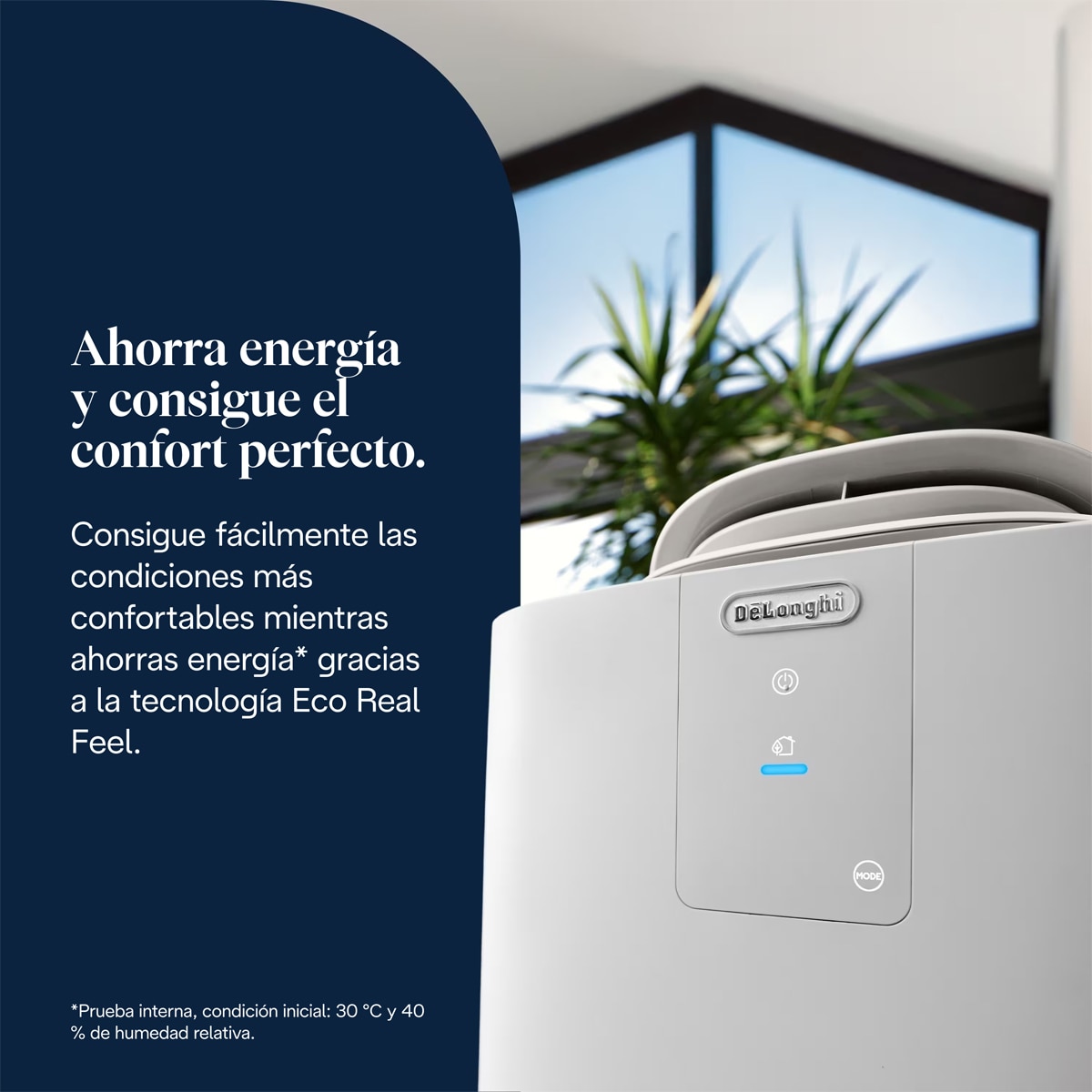 Aire acondicionado portátil Pingüino De'Longhi PAC AP98 GentleJet 2.875 frig/h Blanco-5
