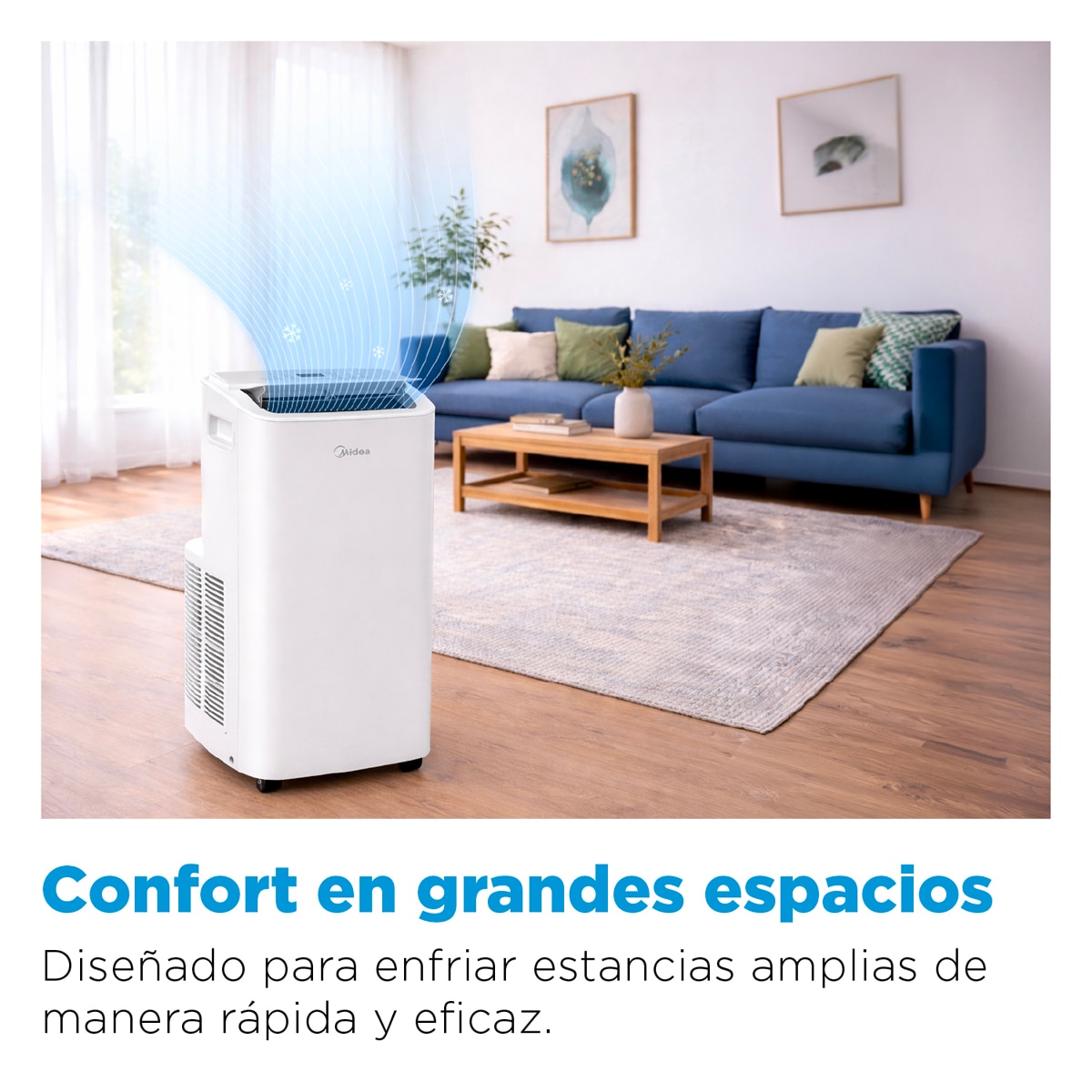 Aire acondicionado portátil Midea con 3010 Frig/h - MPPXA-12CRN7-QB6 Blanco-6