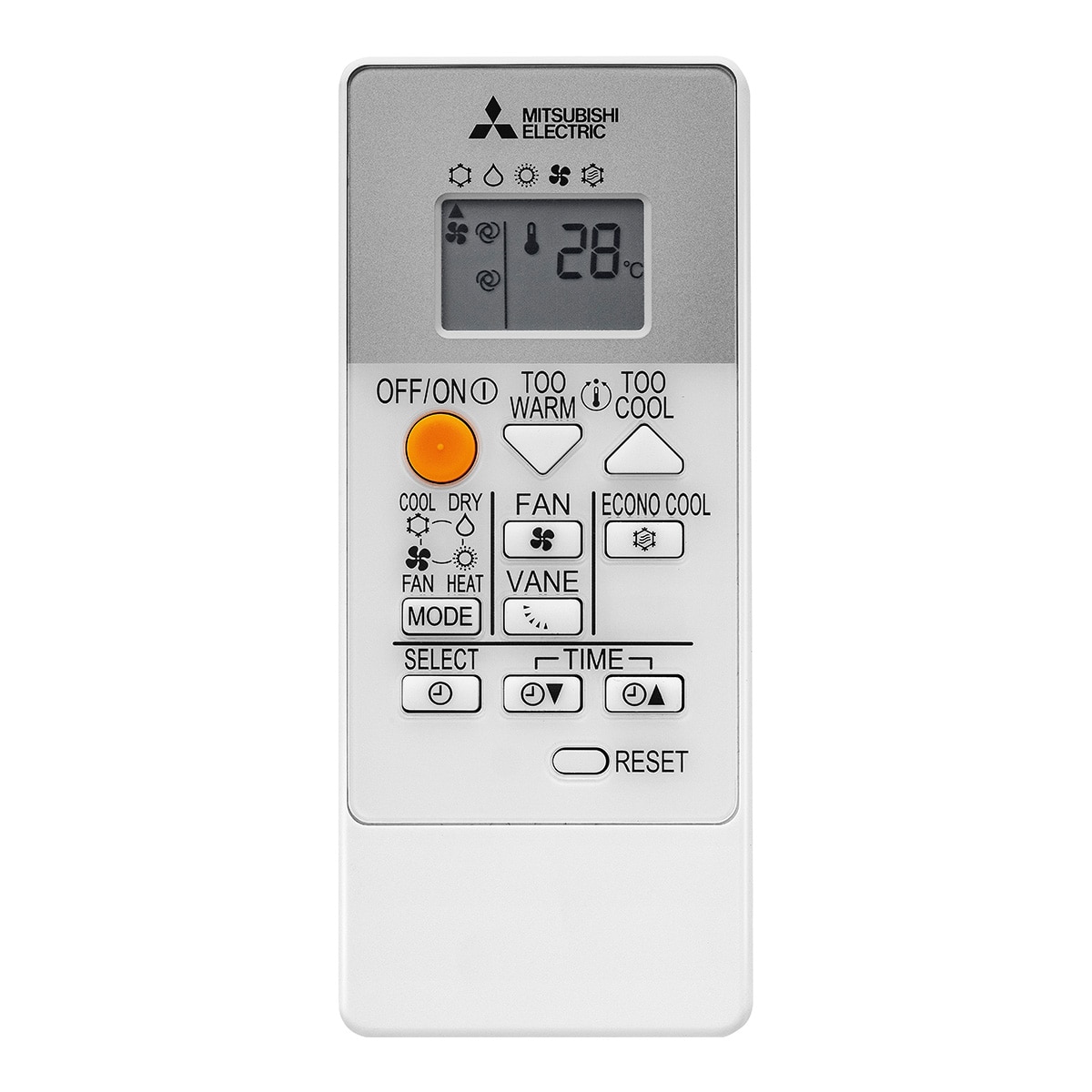 Ar Condicionado Split 1x1 Mitsubishi Inverter Electric MSZ-HR25VF com 2150 frig/h e 2709 kcal/h Electric Branco-2