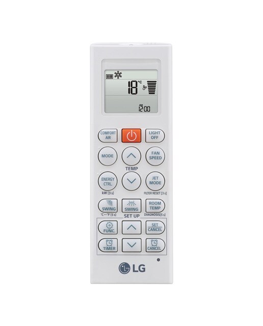 Aire acondicionado Split 1x1 Inverter LGDELUXE12UV.SET con 3.010 frig/h y 3.440 kcal/h Blanco-13