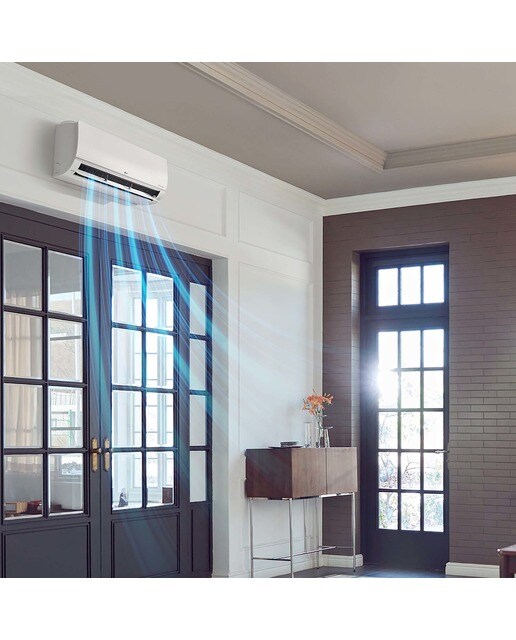 Aire acondicionado Split 1x1 Inverter LGDELUXE12UV.SET con 3.010 frig/h y 3.440 kcal/h Blanco-14