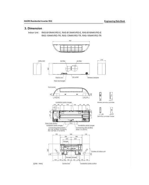 Aire acondicionado Split 1x1 Toshiba con 2.150 frig/h y 2.752 Kcal/h - HAORI 10 - Blanco/Gris Blanco/Gris-7