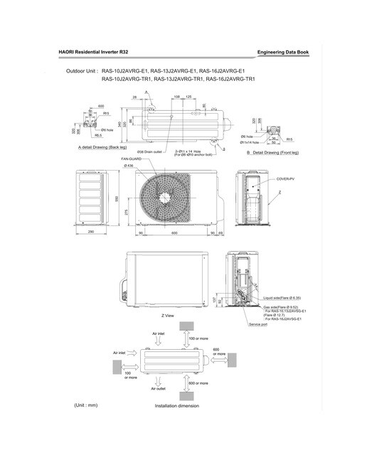 Aire acondicionado Split 1x1 Toshiba con 2.150 frig/h y 2.752 Kcal/h - HAORI 10 - Blanco/Gris Blanco/Gris-8