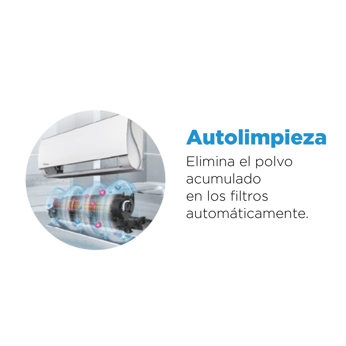 Aire acondicionado Split 1x1 Midea Inverter con 3.027 frig/h + 3.277 kcal/h, WIFI  - Breezeless E-35 Blanco-16