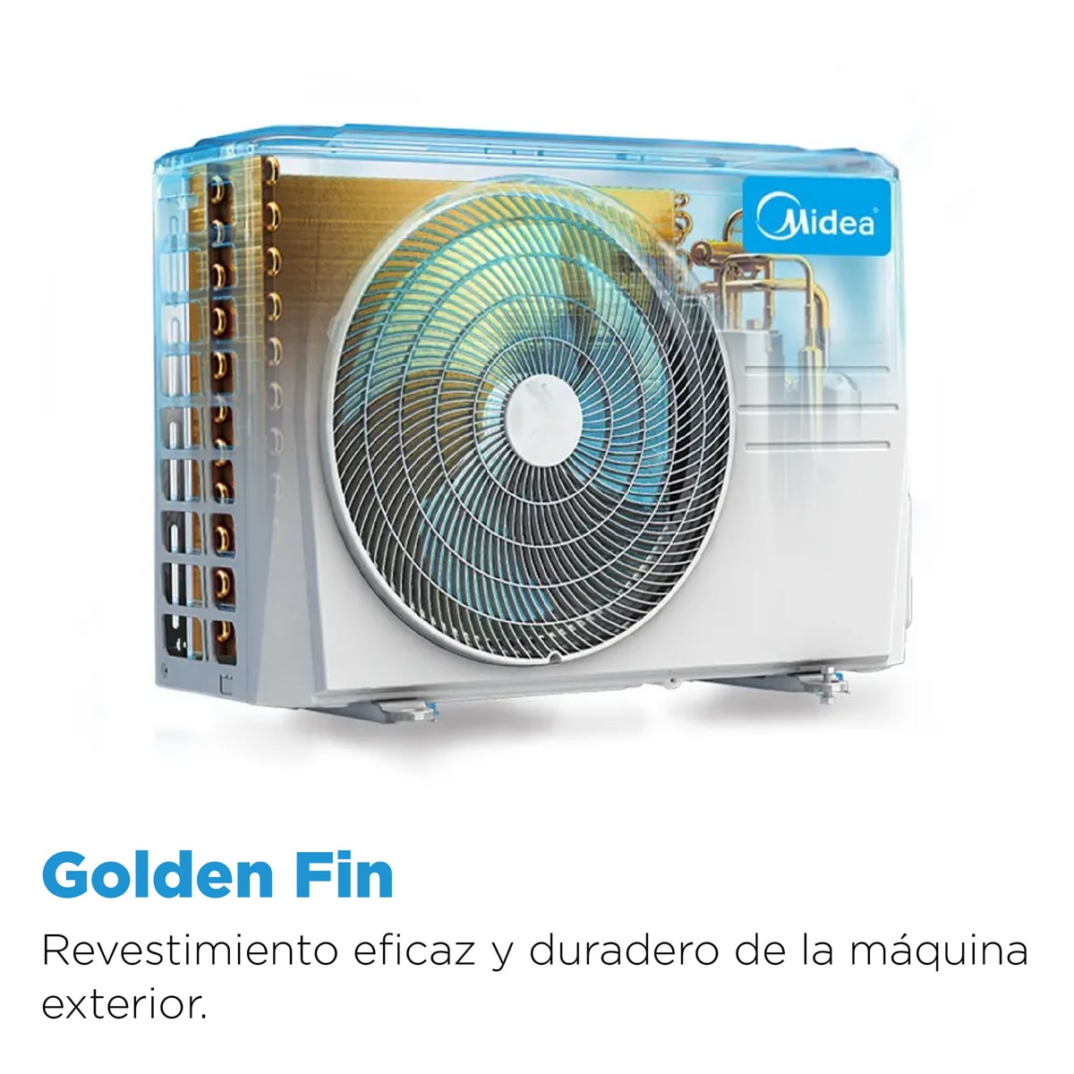 Aire acondicionado Split 1x1 Midea Inverter 2.270 Frig/h y 2.520 Kcal/h - LITE 26(09)N8-2 Blanco-19