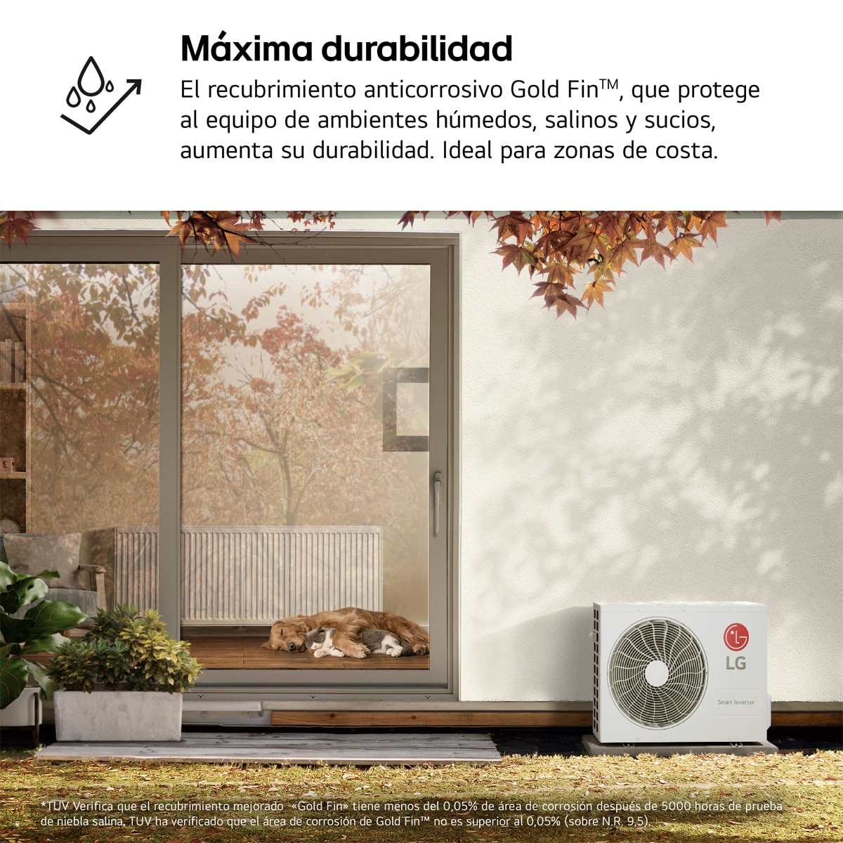 Aire acondicionado Split 1x1 LG Inverter con 2150 frig/h y 2838 kcal/h - ArtCool Gallery LCD Madera-8