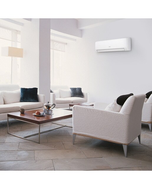 Aire acondicionado Split 1x1 Fujitsu Inverter 2.150 frig/h y 2.150 kcal/h - ASY25-KL - Blanco Blanco-4