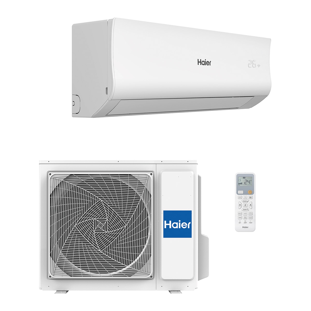 Aire acondicionado Split 1x1 Haier con 2.322 frig/h y 2.494 kcal/h - TIDE R 25 Blanco-2
