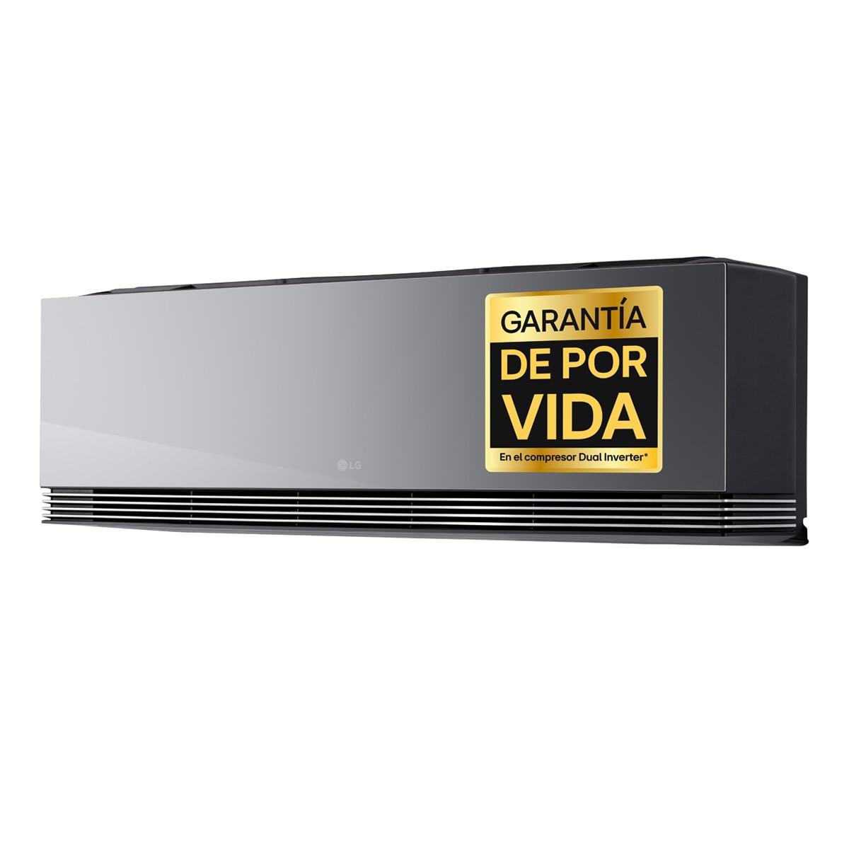 Aire acondicionado Split 1x1 LG Inverter con 2.150 frig/h y 2.752 kcal/h, WiFi - MIRROR09X.SET Antracita espejo-3