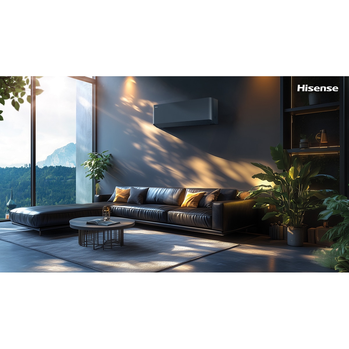Aire acondicionado Split 1x1 Hisense Inverter con 3010 frig/h 3009 kcal/h, WiFi - HB35XU0B Negro-8
