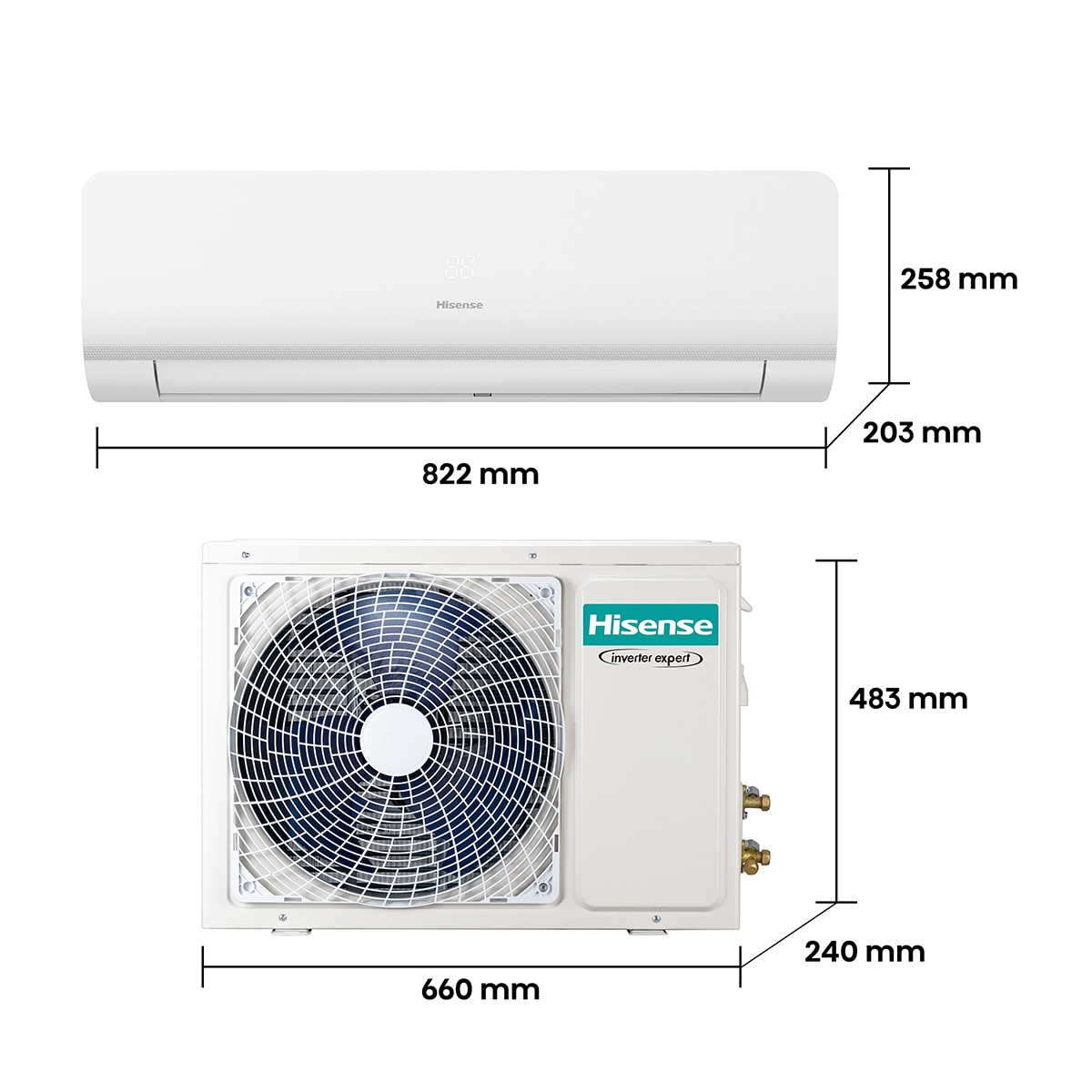 Thumbnail 1 de Hisense Inverter Split Aire Acondicionado WiFi KC35LR03 ❄️