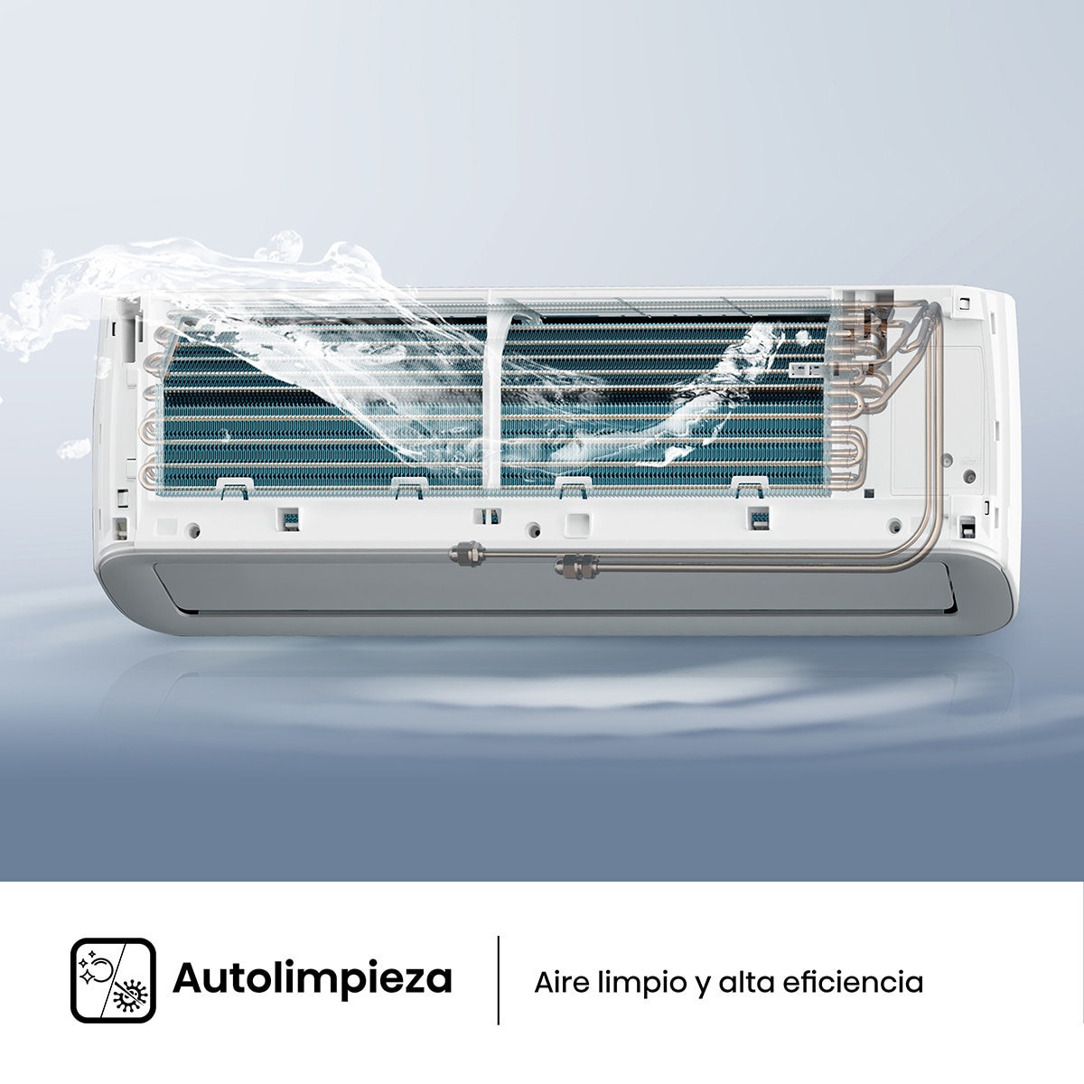 Aire acondicionado Split 1x1 Hisense Inverter con 2752 frig/h 2752 kcal/h, WiFi - KC35LR03 Blanco-9