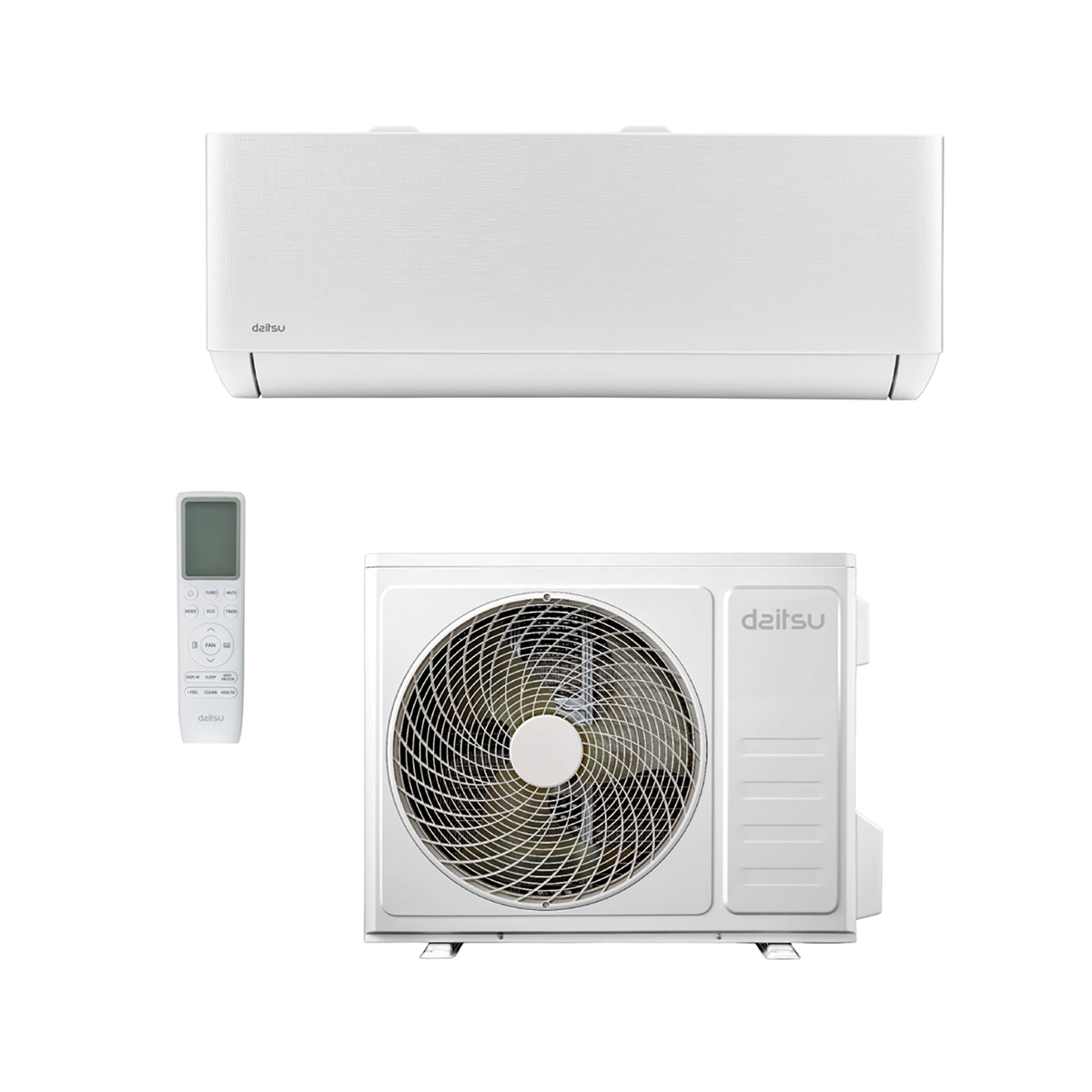 Aire acondicionado Split 1x1 Daitsu Inverter con 2236 Frig/h y 3010 Kcal/h - DS-9KTP Blanco-5
