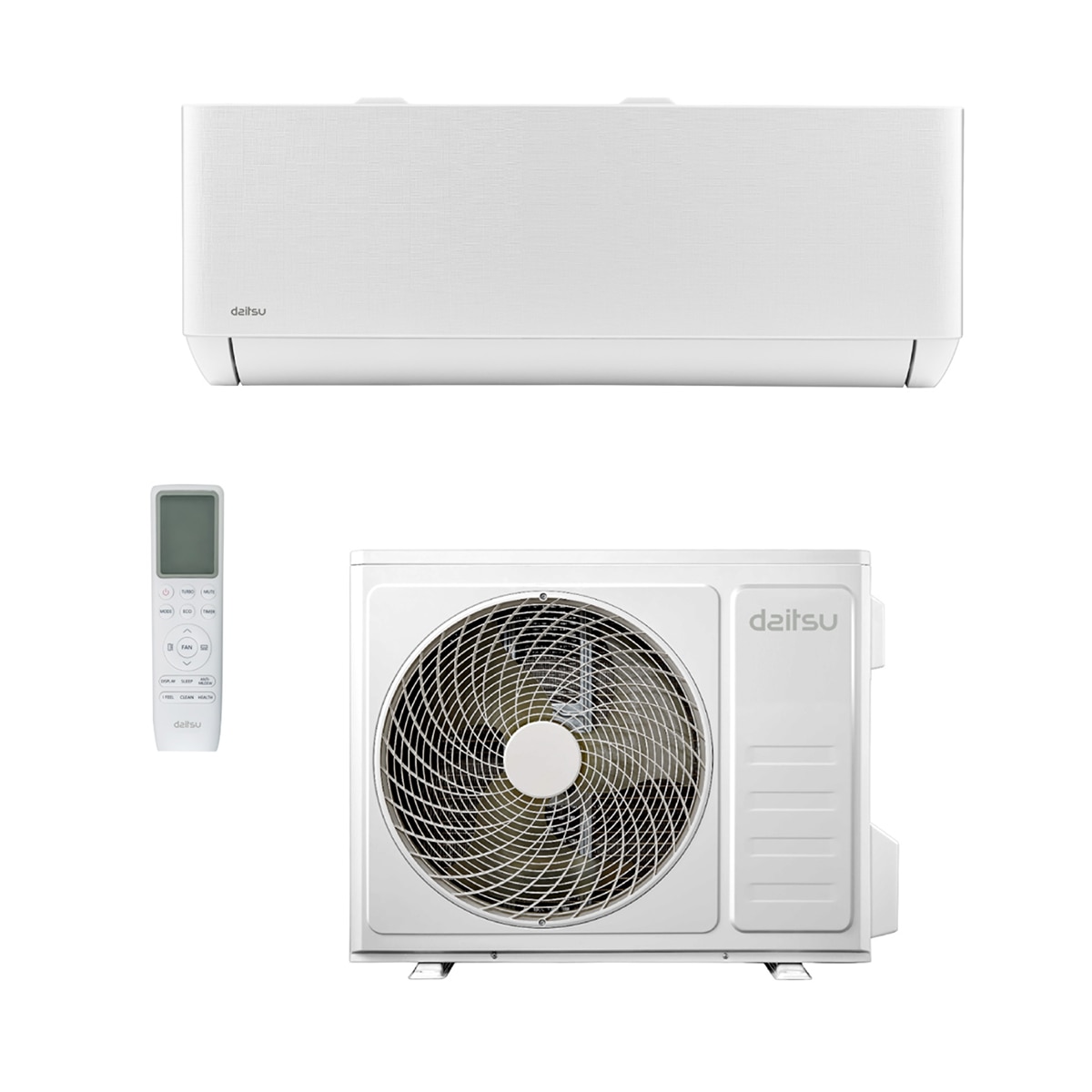 Aire acondicionado Split 1x1 Daitsu Inverter con 3010 Frig/h y 3354 Kcal/h - DS-12KTP Blanco-5