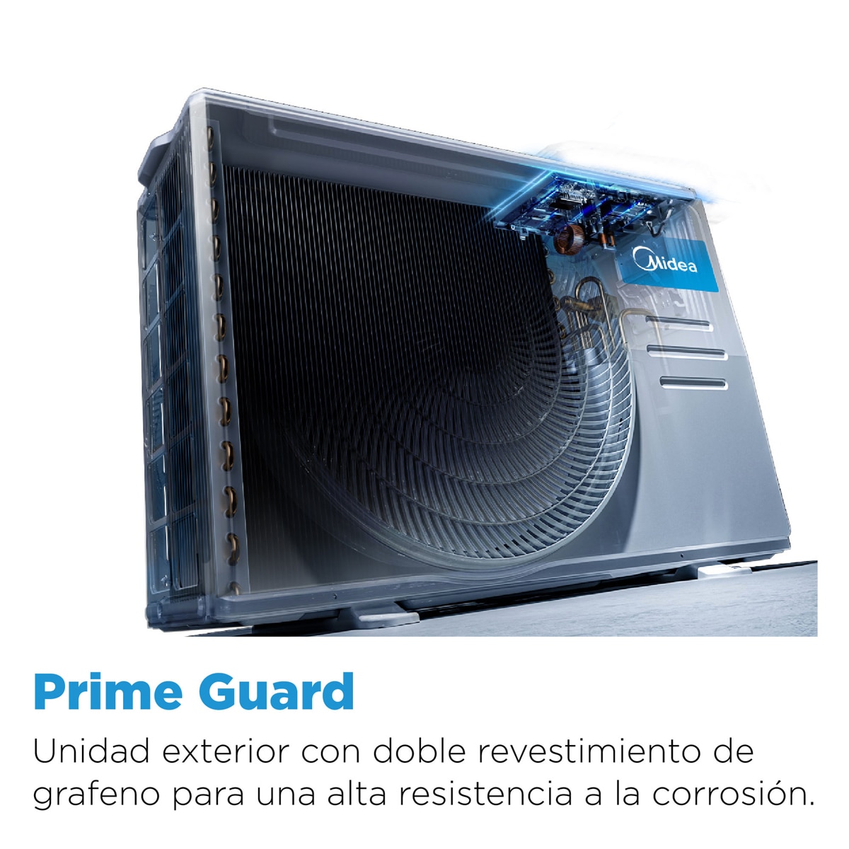 Aire acondicionado Split 1x1 Midea Inverter con 6054 frig/h  y 6304 kcal/h - Solstice 71(24)N8 Negro-10