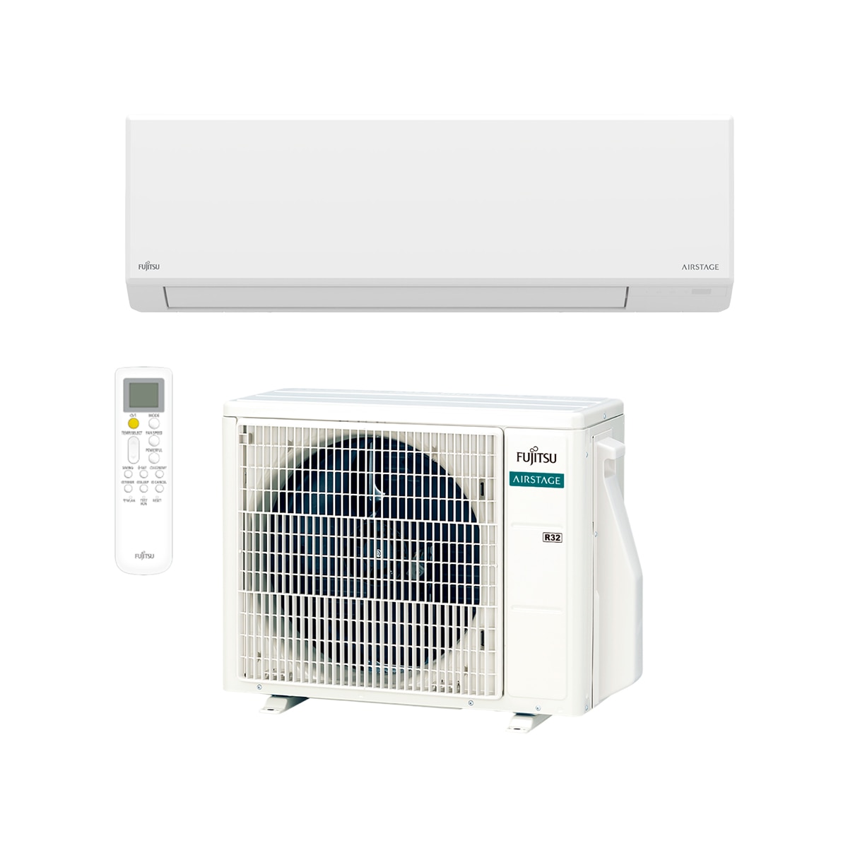 Aire acondicionado Split 1x1 Fujitsu Inverter con 2150 Frig/h y 2150 Kcal/h - ASY25-KL Blanco-3