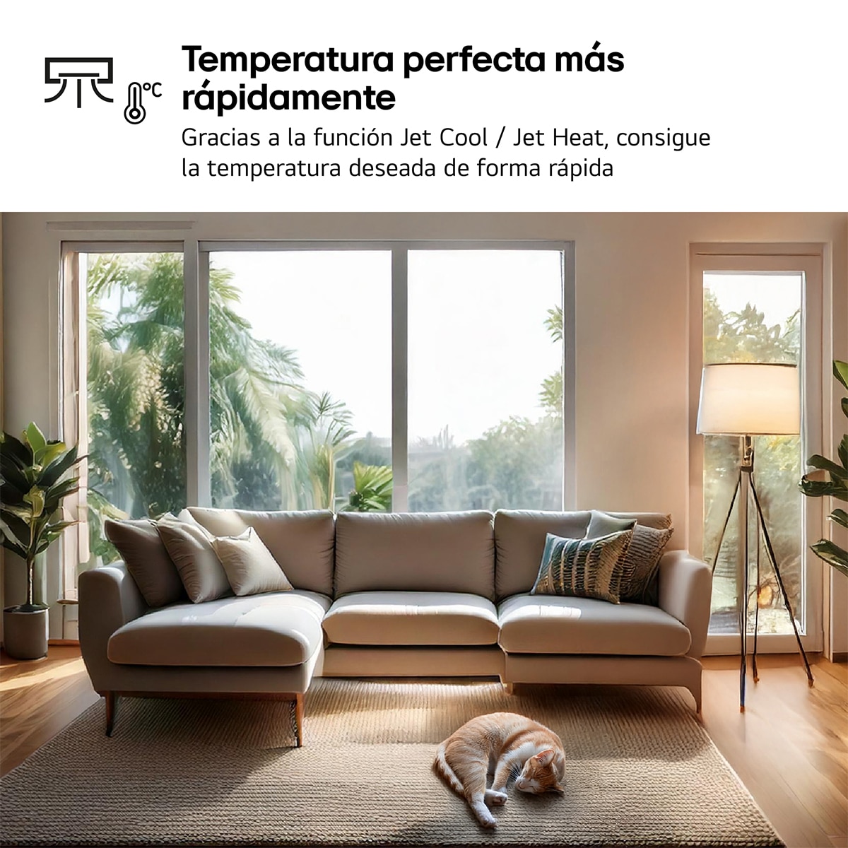 Aire acondicionado Split 1x1 LG Inverter  3010 Frig  y  3.268 Kcal, Wifi - LGSTART12Z.SET Blanco-9