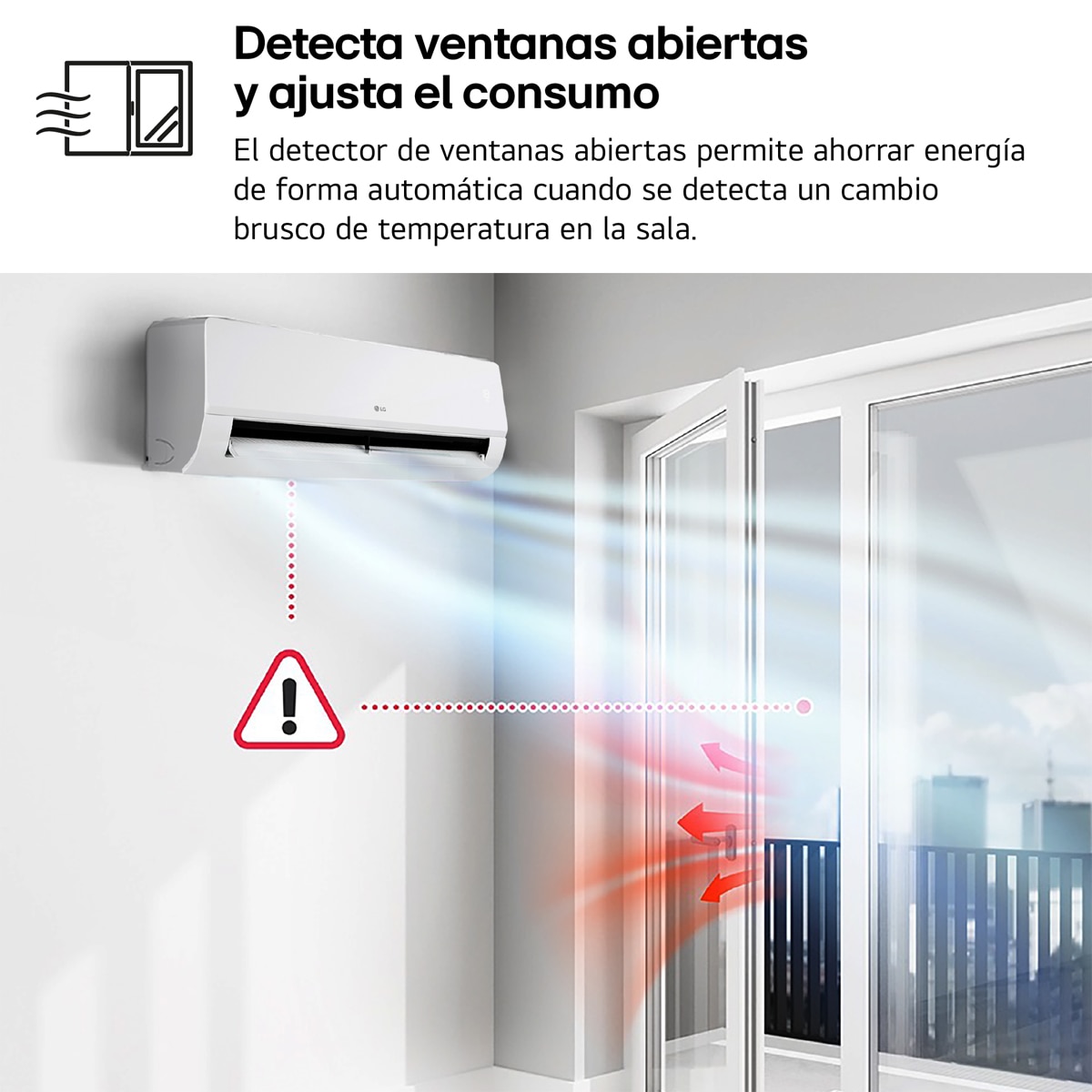 Aire acondicionado Split 1x1 LG Inverter 4.300  Frig  y  4.644 Kcal, Wifi - REPLACE18Z.SET Blanco-10