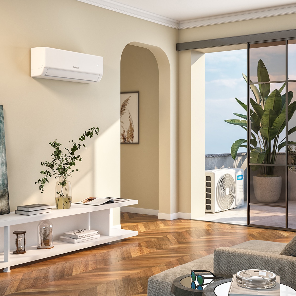 Aire Acondicionado Split 1x1 Olimpia Inverter con 3010 Frig/h y 3280 Kcal/h, WiFi - OS-C/SAAQH12EI Blanco-3