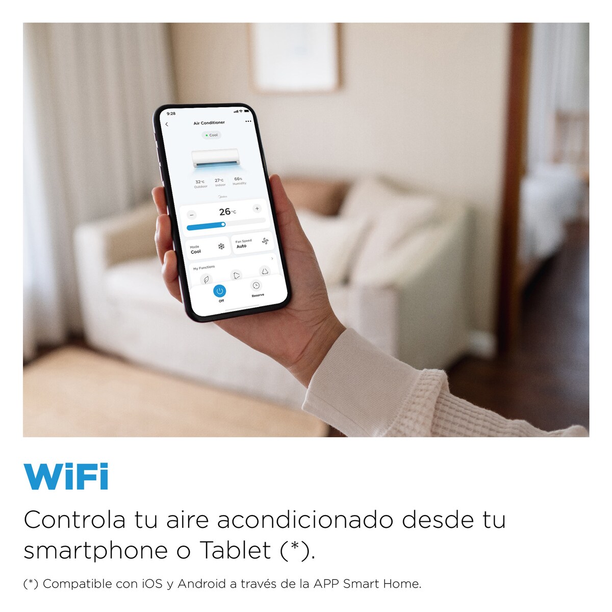 Ar Condicionado Multisplit 2x1 Midea LITE LITE R32(12+12) com 2.657 frig/h + 2.657 frig/h Branco-8