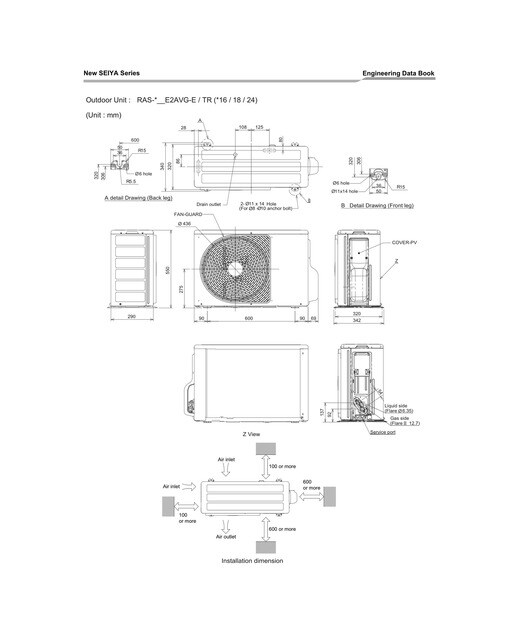 Aire acondicionado Multisplit 2x1 Toshiba con 2.150 frig/h + 3.612 Kcal/h - BASIC 10 + 16 Blanco-6