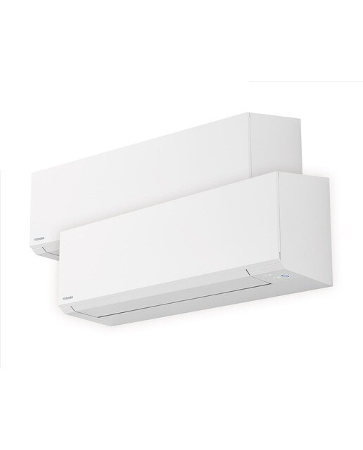 Aire acondicionado Multisplit 2x1 Toshiba Wifi con 3.010  frig/h + 3.956 Frig/h  - EDGE 13 + 16
