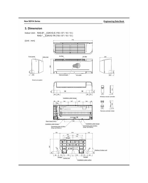 Aire acondicionado Multisplit 2x1 Toshiba con 1.720 frig/h + 1.720 Frig/h - BASIC 7+7 Blanco-4
