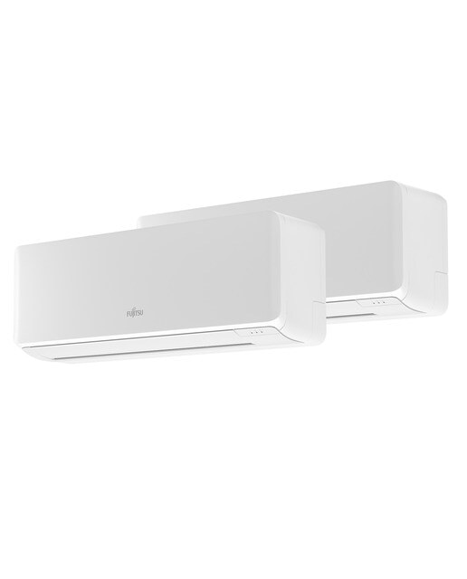 Fujitsu - Aire acondicionado Multisplit 2x1 Fujitsu con 1.840 frig-h + 2.459 frig-h - ASY3525U11MIKMC.
