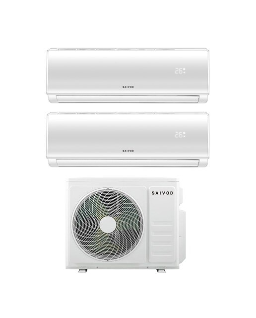 Ar Condicionado Split 2x1 Saivod ASCT091224 com 1.843 frig/h e 2.457 kcal/h - Branco Branco-2