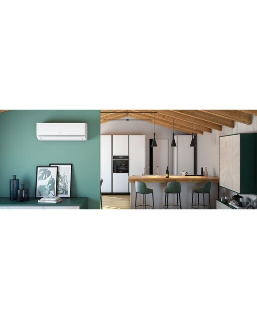 Aire acondicionado multisplit 2x1 Olimpia inverter con 3.500 Frig/h y 3.800 Kcal/h - ARYAL S2E DUAL1 - Blanco Blanco-5