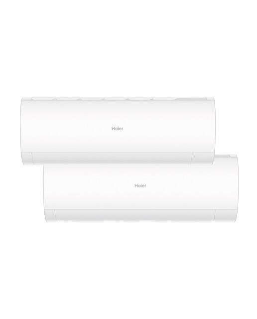 Aire acondicionado Multisplit 2x1 Haier Inverter con 2.322 frig/h + 3.096 frig/h - PERLA 25+35/40 PREMIUM