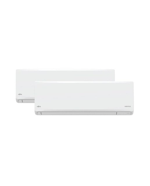 Fujitsu - Aire acondicionado multisplit 2x1 Fujitsu Inverter con 2.150 frig-h + 2.150 frig-h ASY25U2MI-KN.